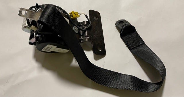 New Fits Chrysler Front Seat Belt - Part # UB651X9AD