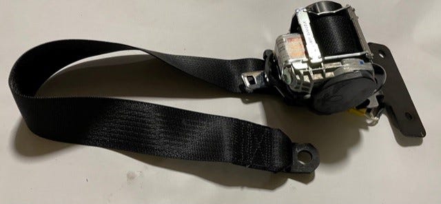 New Fits Chrysler Front Seat Belt - Part # UB651X9AD
