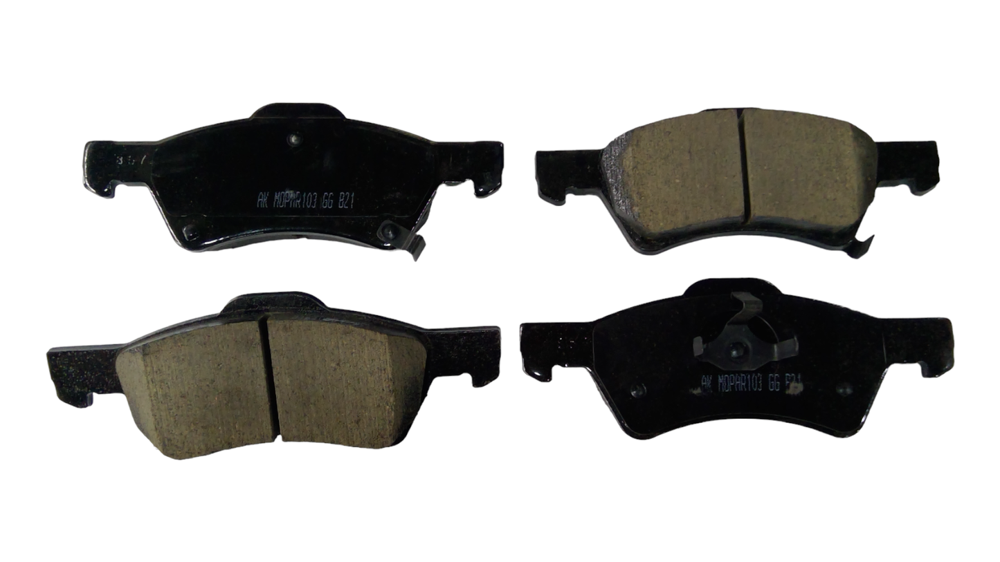 New 2002-2007 Fits Chrysler Grand Caravan, Town & Country Front Disc Brake Pad Kit - Part # V3010857AB