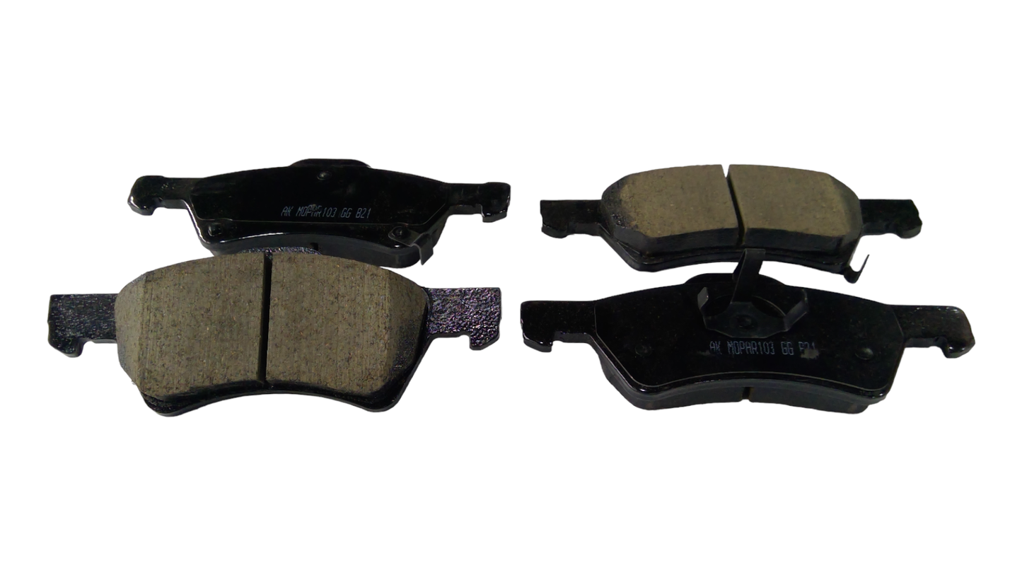 New 2002-2007 Fits Chrysler Grand Caravan, Town & Country Front Disc Brake Pad Kit - Part # V3010857AB