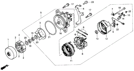 Clamp, Alternator Wire