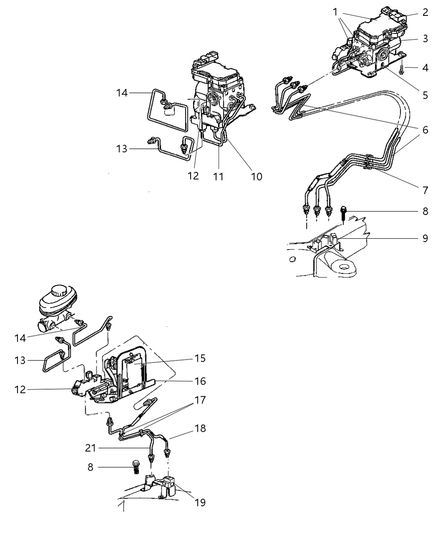Bracket Anti-Lock Brake Module