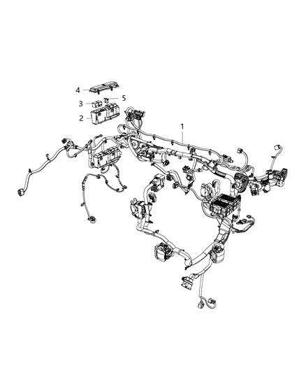 New 2019 Fits Chrysler Grand Cherokee Dash - Part # 68377609AC
