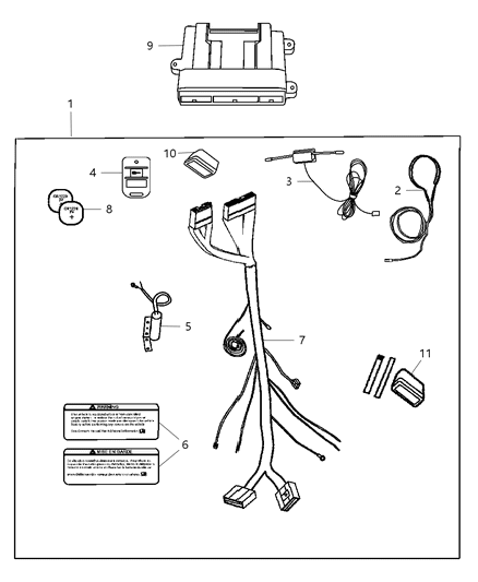 New Fits Chrysler Harness-Wiring - Part # 5179436AA