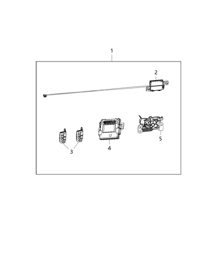 New Fits Chrysler Complete Remote Start - Part # 82213993