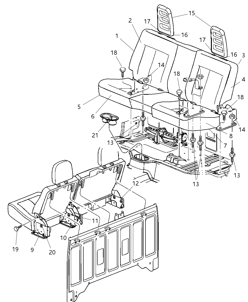 Latch Seat 60% Inboard