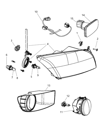 Bezel Fog Lamp
