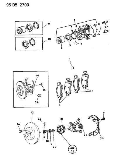 Disc, Frt. Wheel Brake (10.25" Diameter)