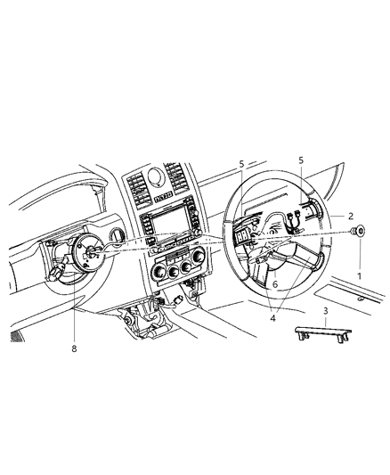 Cover Steering Wheel Back