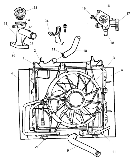 Seal Radiator Lower