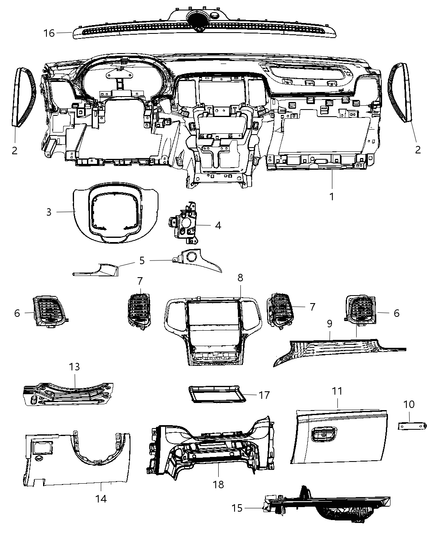 Cover Steering Column Opening