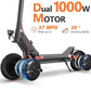 JOYOR S10S Powerful Electric Scooter 2000W Dual Motor E Scooter 10 inch tires