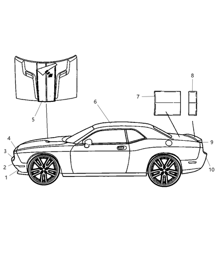 Decal Decklid Rear