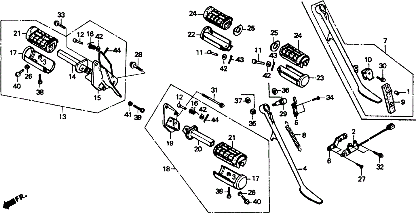 Bracket, R. Step