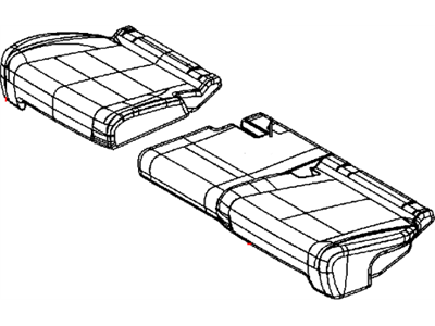 Cover Rear Seat Cushion 2Nd Row