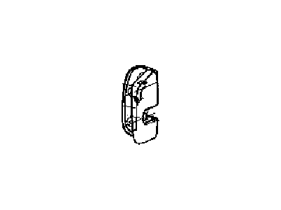 New 2008-2010 Fits Chrysler Grand Cherokee Cover-Seat Latch - Part # 1BG561DVAA