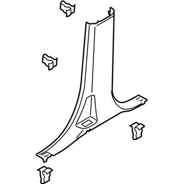Lower Center Pillar Trim