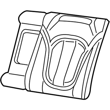 Cover Rear Seat Back Left
