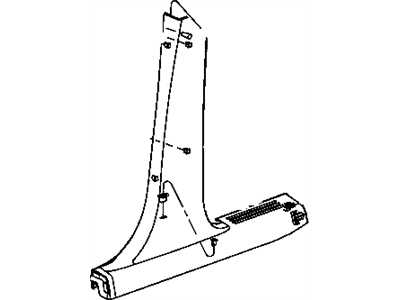 New 2007-2011 Fits Chrysler Nitro Panel-B Pillar - Part # 5KH88XDVAC