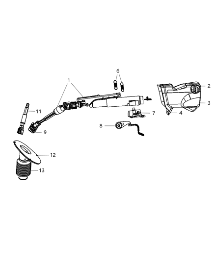 Shroud Steering Column Lower