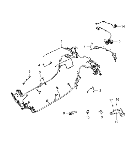 New 2020 Fits Chrysler Caliber, Compass, Patriot Body - Part # 68452924AB