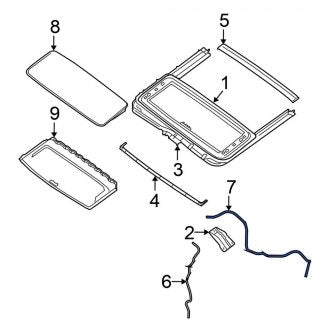 New Fits Nissan, Rear Sunroof Drain Hose - Part # 91392ZL00A