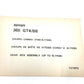 OEM 1974 Ferrari 365 GT4 BB Mechanical Parts Catalog Gearbox Insert, Cat. # 11/1973