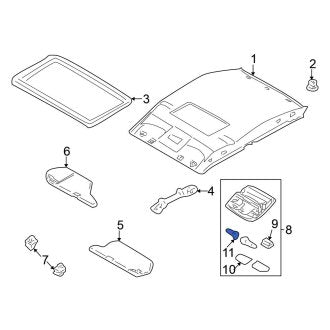 New Fits Nissan, Map Light Bulb - Part # 264334Z000