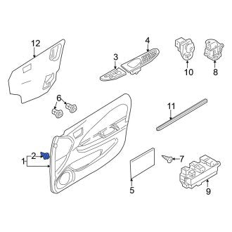 New Fits Nissan, Rear Inner Door Interior Trim Panel Retainer - Part # 0155310321
