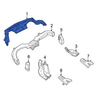 New Fits Nissan, Right Windshield Defroster Nozzle - Part # 68740JA00A