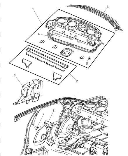 Reinforcement Shelf Panel