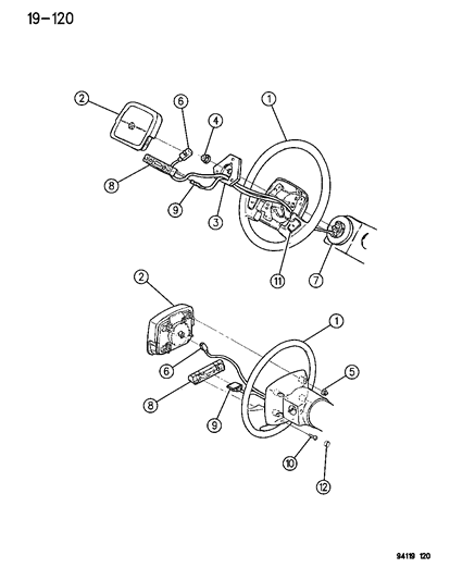 Chrysler - Air Bag, Module - Part # DZ38JD5