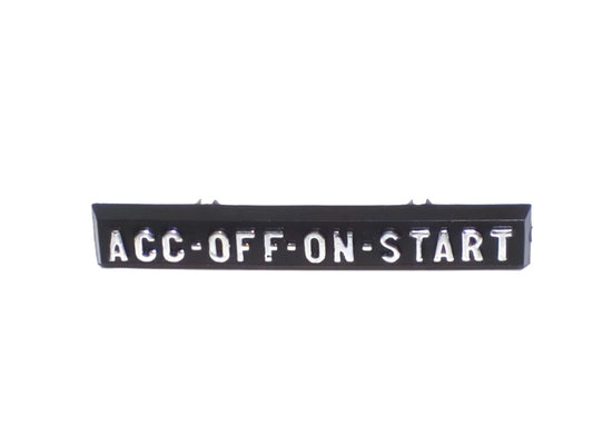 New OEM 1972-1987 GMC Truck A/C Heater Dash NamePlate, Part # 3952228