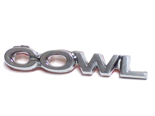 New OEM 1969-1972 Chevy SS Chevelle El Camino Camaro Cowl Hood Emblem, Part # 3968567