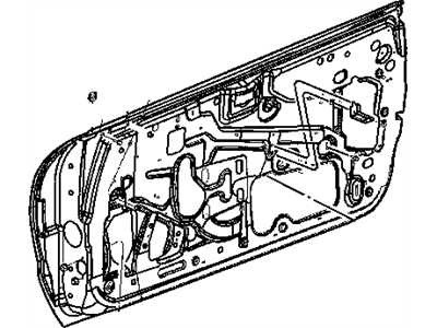 New 2001-2006 Fits Chrysler Sebring Door-Door Outer - Part # 4658458AD