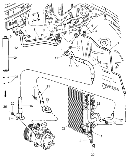 Line A/C Discharge
