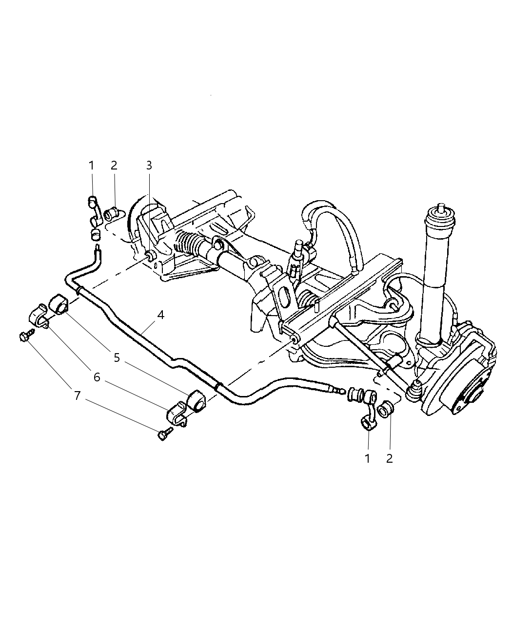 Retainer Stabilizer Bar Grommet