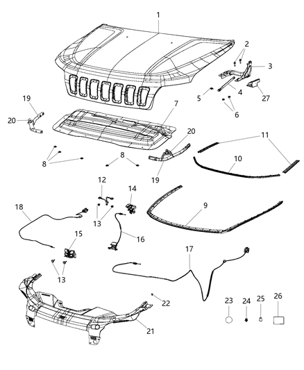 Bracket Support Front
