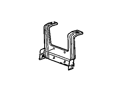 Bracket, Folding Top Compartment
