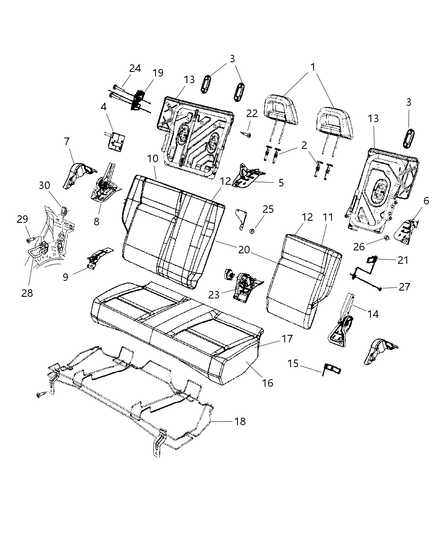 Recliner Seat Back