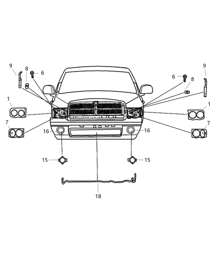 Bezel Fog Lamp