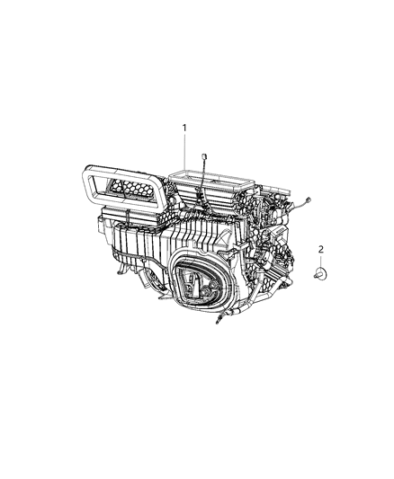 New 2020 Fits Chrysler Renegade Heat Unit - Part # 68491139AA