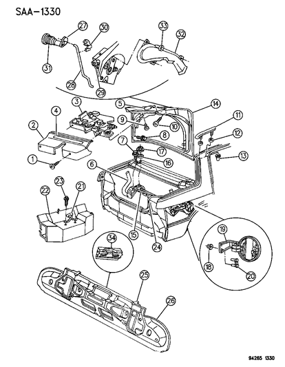 Door Assembly, Fuel Filler Body Side