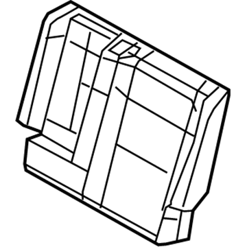 Cover Rear Seat Back 2Nd Row