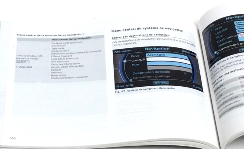 New OEM 2007-2010 Lamborghini Gallardo Infotainment Manual Handbook French Euro Spec