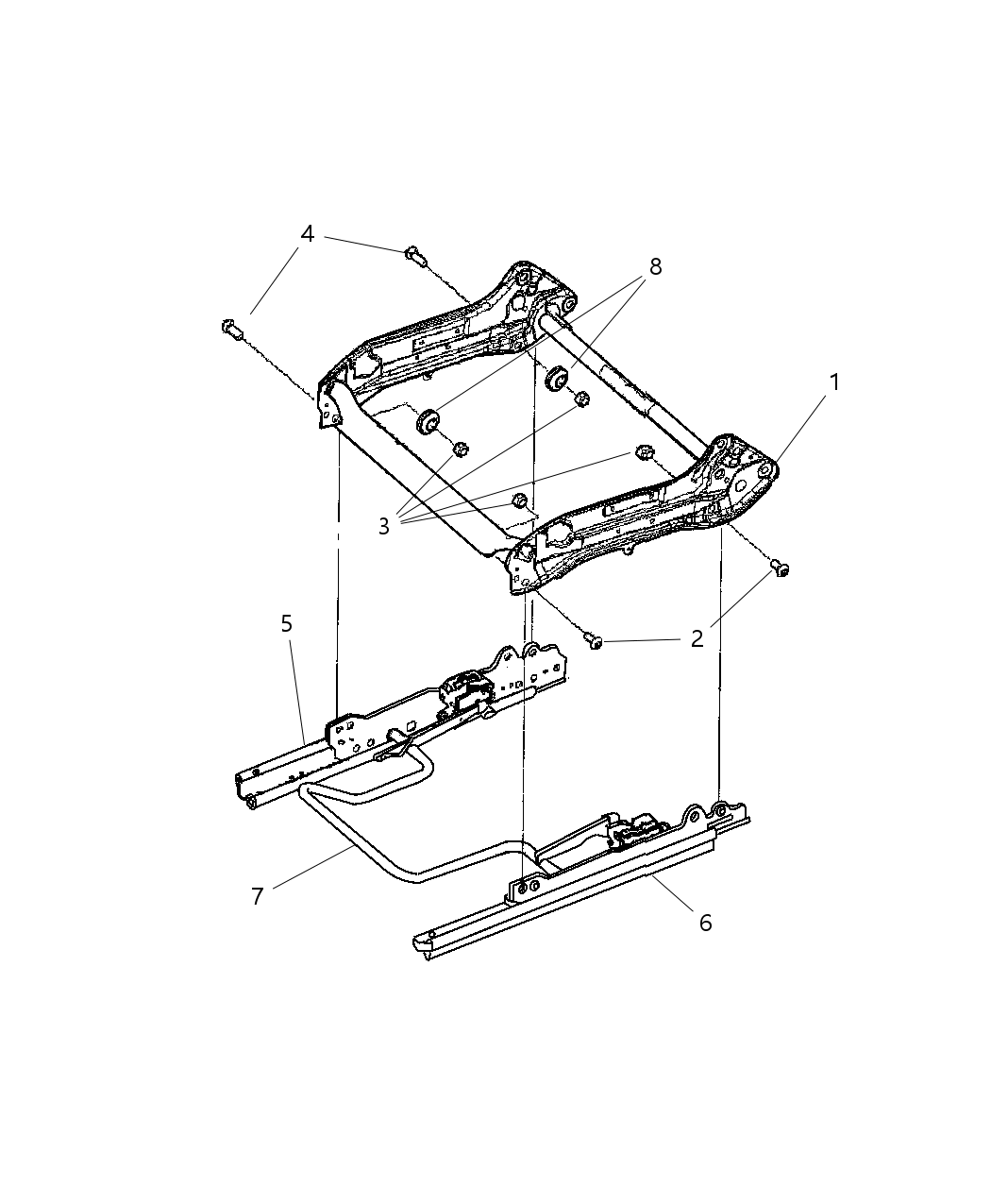 Frame Front Seat Cushion