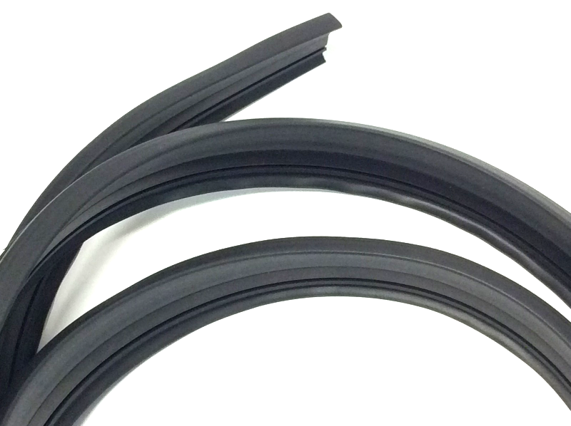 New OEM 2002-2010 Lamborghini Murcielago Door Glass Channel Weatherstrip, Part # 418837530