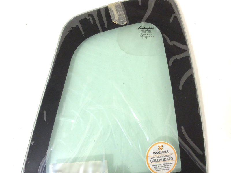 New OEM 2002-2010 Lamborghini Murcielago Left Rear Quarter Glass, Part # 418845299