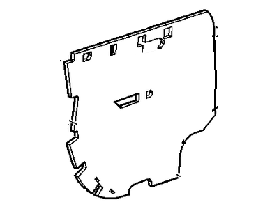 Deflector, Door Inner Panel
