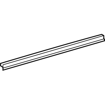 Sealing Strip, Front Door Window Channel
